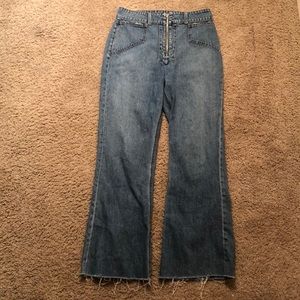 Reformation bell bottom jeans